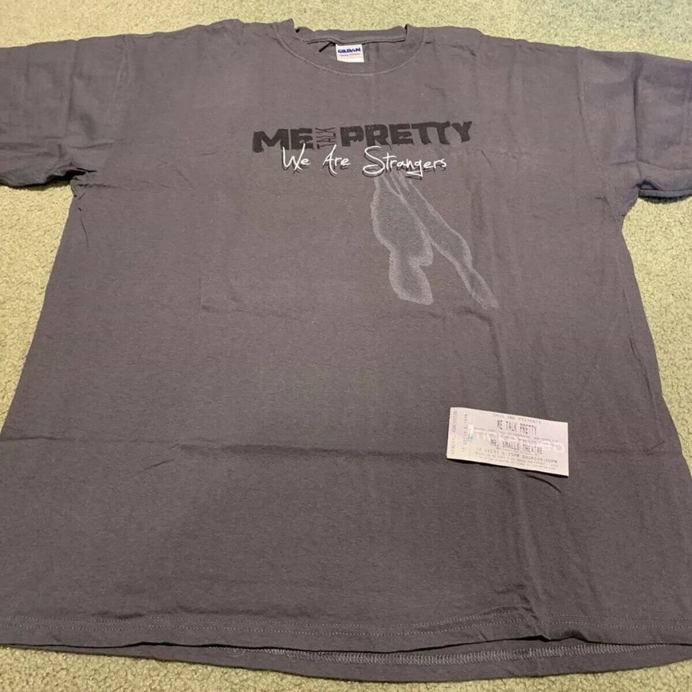 2011 Me Talk Pretty OFFICIAL CONCERT TOUR XL T-SHIRT Lot W/ Ticket Stub! Gildan